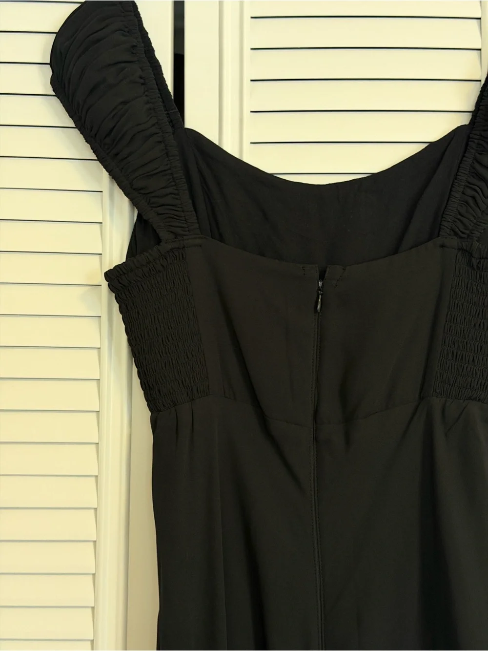 Abercrombie Black Slip Midi Dress - size M